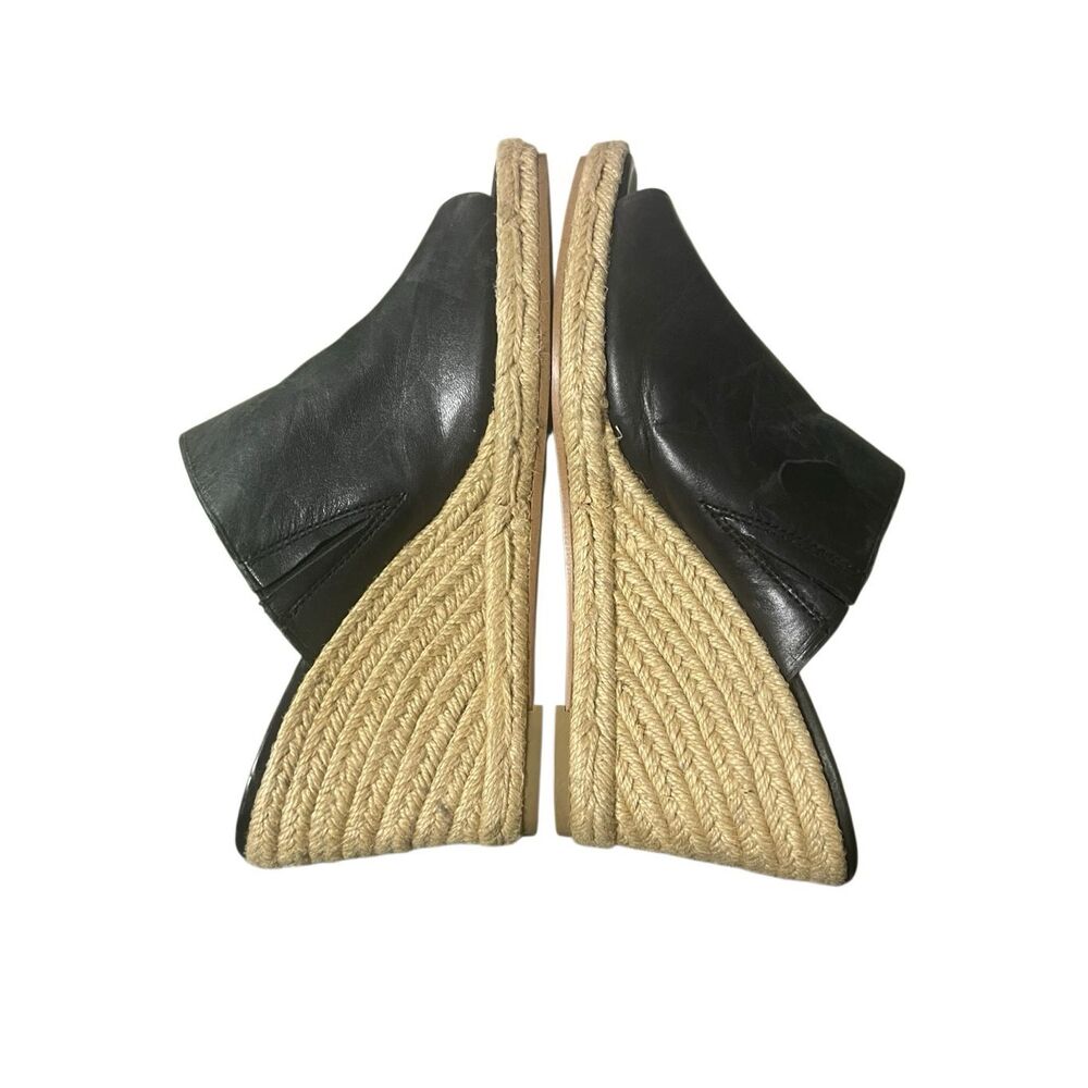Coach Gayle sandal espadrille wedge open toe slide sz 8.5 - Picture 3 of 10